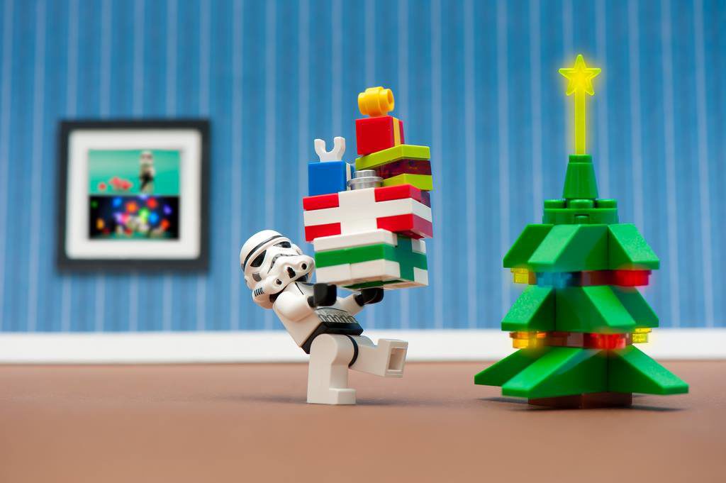 Lego Stormtrooper Bearing Gifts